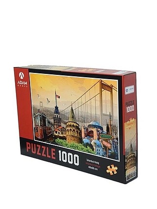 1000 parça puzzle istanbul puzzle yapboz