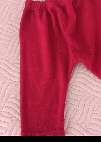 Kız Çocuk Kırmızı polar alt - Görsel 2