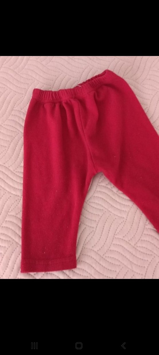 Kız Çocuk Kırmızı polar alt - Görsel 3