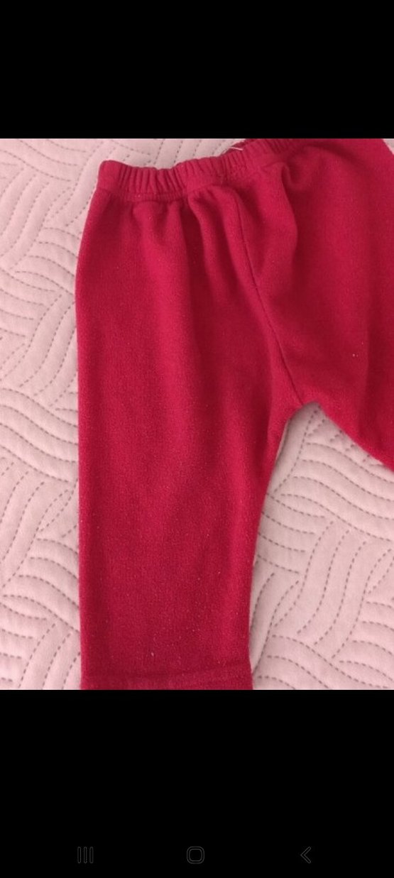 Kız Çocuk Kırmızı polar alt - Görsel 2