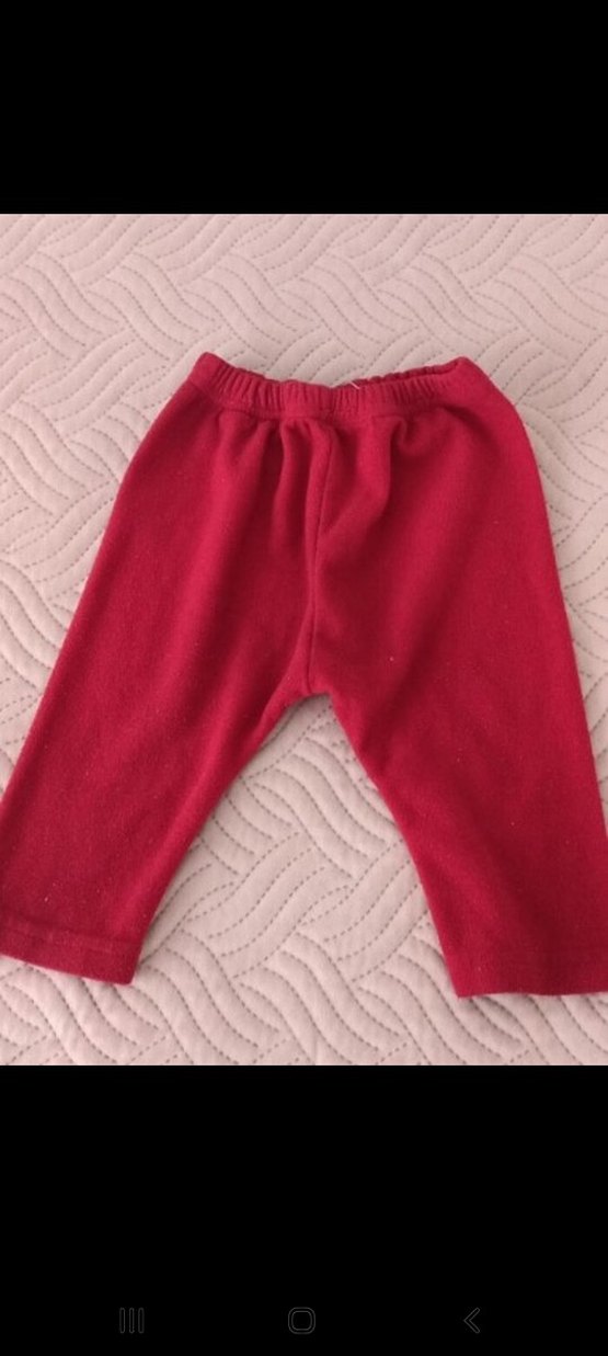 Kız Çocuk Kırmızı polar alt - Görsel 4