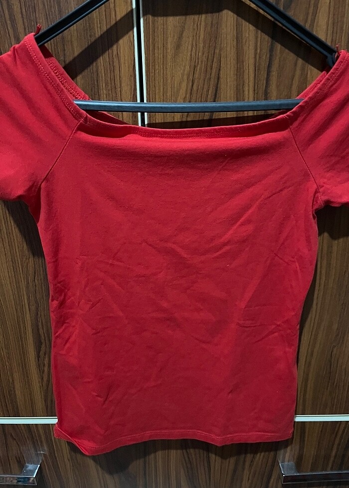 Zara Kırmızı Bluz - Görsel 2