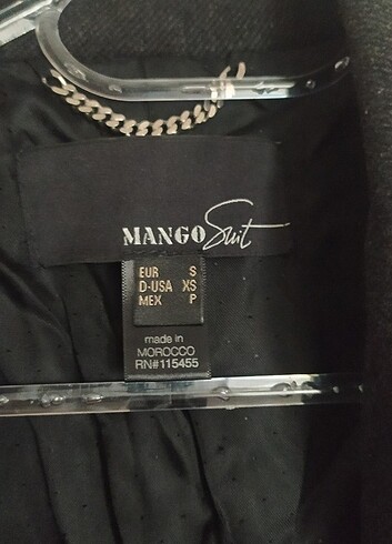 s Beden siyah Renk Mango 