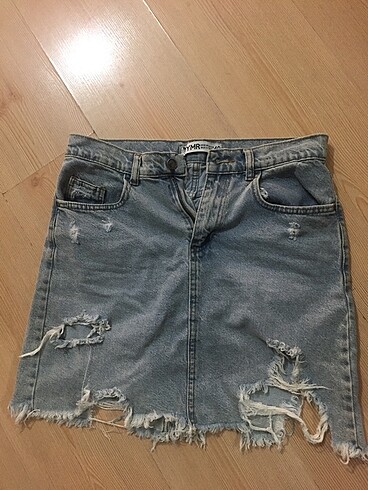 Denim&Co Kot Kısa Etek