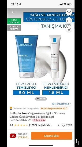 La roche posay tanışma kiti