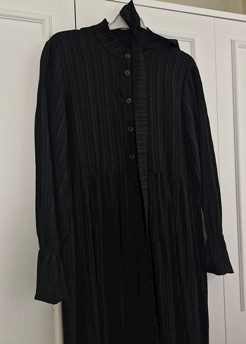 Uzun Siyah  Kadın Elbise - Görsel 2