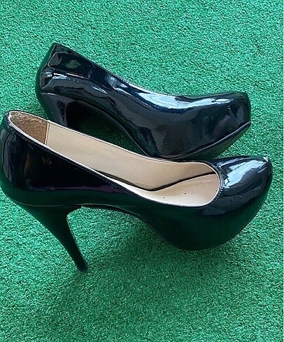 Stiletto ayakkabi siyah ayakkabi