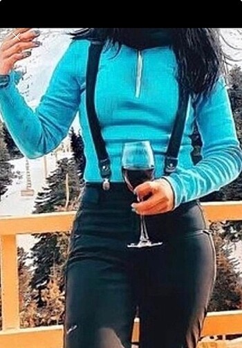 Diğer Mavi üst bluz
