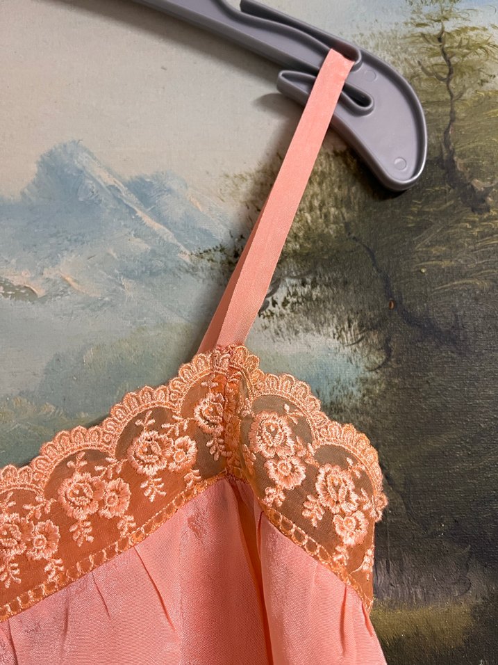 Pembe Nakışlı Bohem Uzun Askılı Gecelik ve sabahlık - Görsel 3