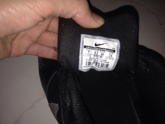 38 Beden siyah Renk Nike air 