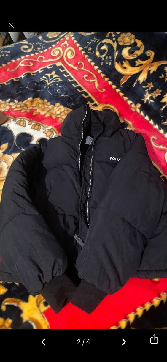 Siyah Fermuarlı Kadın Streetwear Mont - Görsel 2