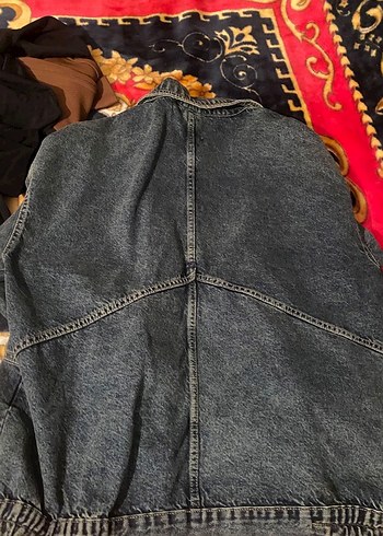 Kadın Denim oversize Ceket S M beden - Görsel 3
