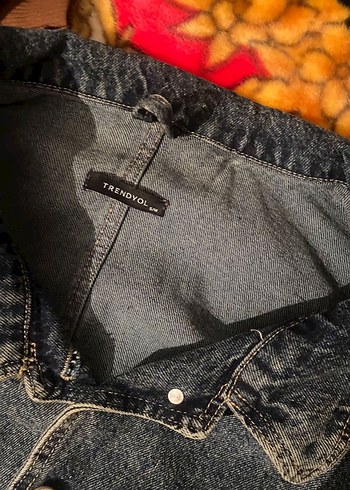 Kadın Denim oversize Ceket S M beden - Görsel 2