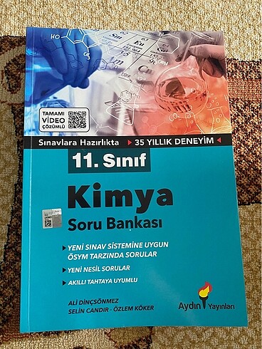 Aydın yayınları 11.sınıf kimya soru bankası