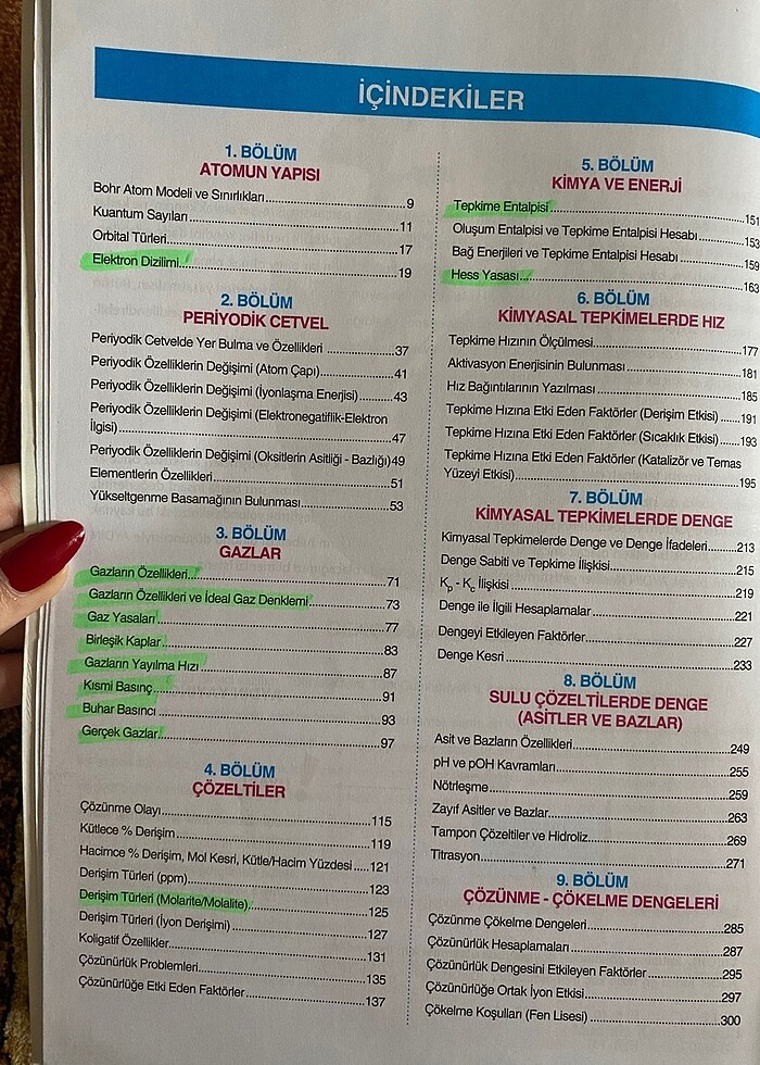 Aydın yayınları 11.sınıf kimya soru bankası - Görsel 3