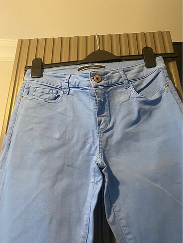 Massimo Dutti massimo dutti mavi pantolon kot