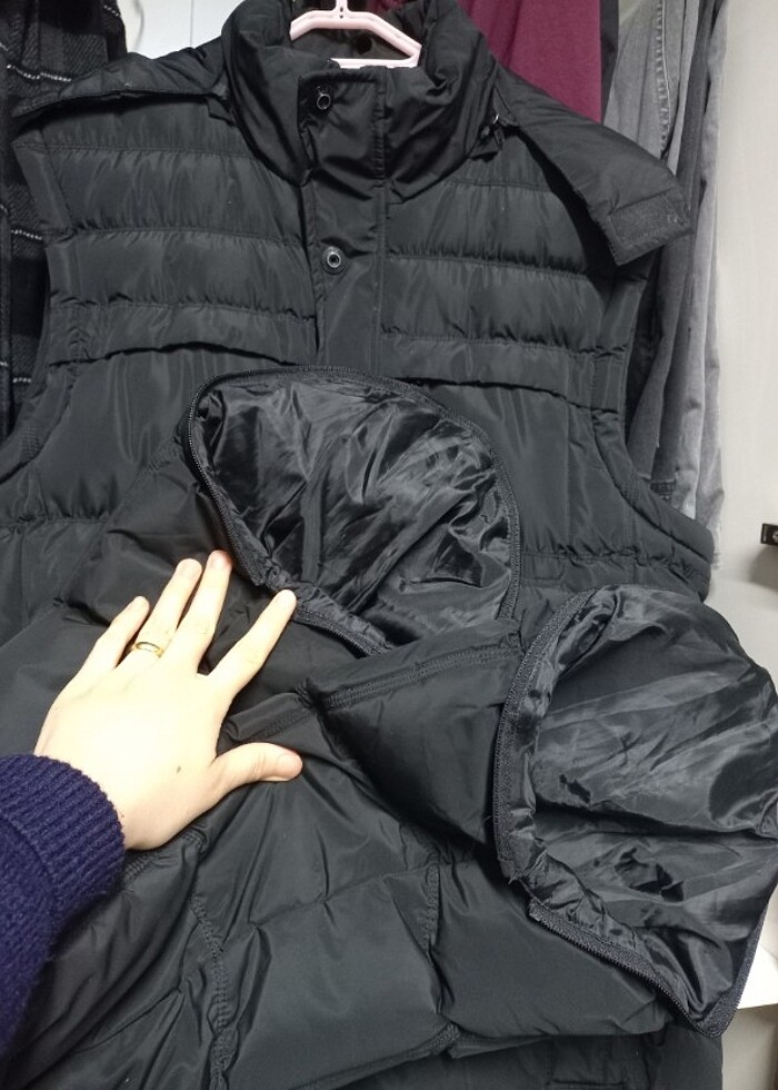 Bigazzi Man Şişme Mont&Yelek - Görsel 3