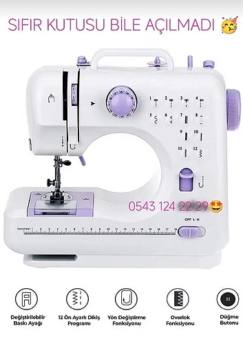 SIFIR SM 505A DİKİŞ MAKİNESİ KAPALI KUTU