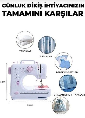 Beden Renk SIFIR SM 505A DİKİŞ MAKİNESİ KAPALI KUTU