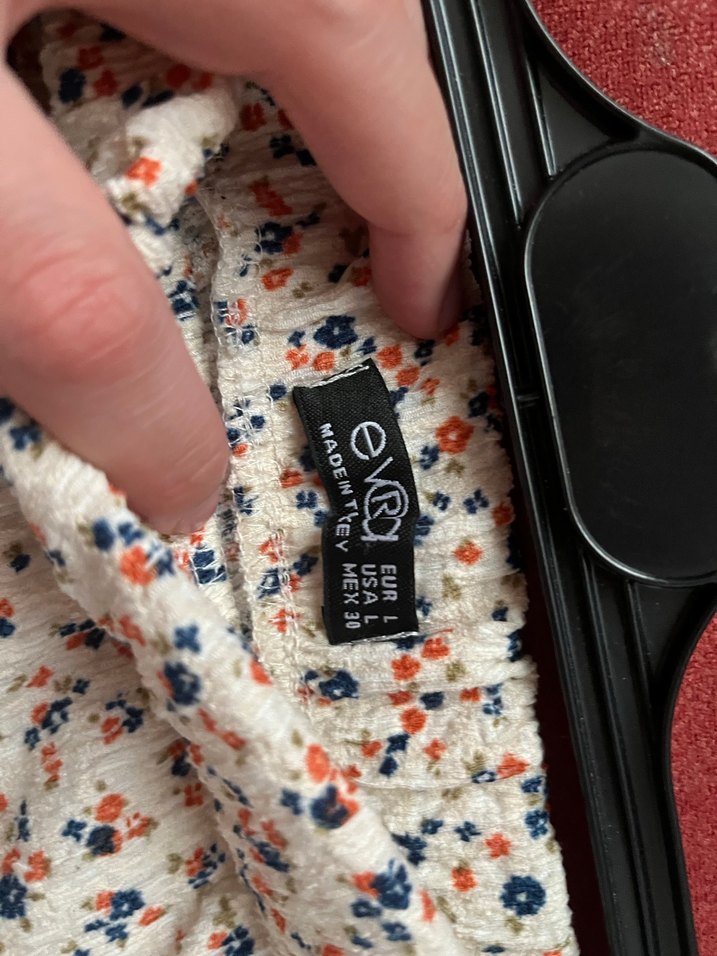 Çiçek Desenli Volanlı Mini Etek takımk - Görsel 2