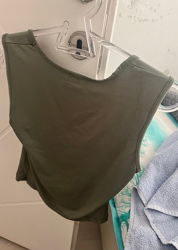 Addax Gri V Yaka Kadın Atlet - Görsel 2