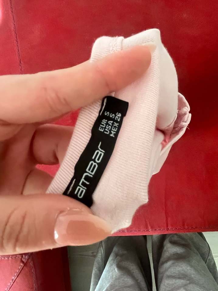 Düğmeli Pembe Kısa Kollu Tişört - Görsel 3