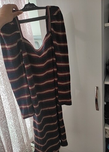 xl Beden çeşitli Renk Günlük triko elbise