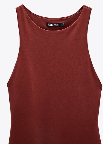 Zara Zara halter yaka çıtçıtlı bluz