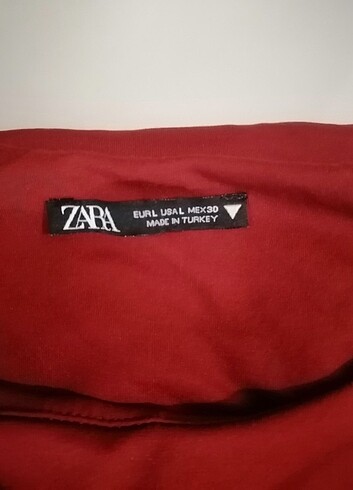 m Beden Zara halter yaka çıtçıtlı bluz