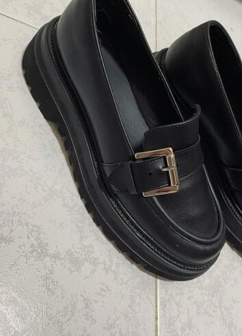 38 Beden siyah Renk Loafer klasik kadın ayakkabı