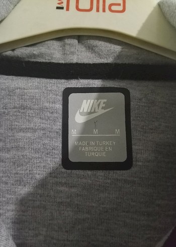 Nike tech Gri  Fermuarlı eşofman takımı - Görsel 2