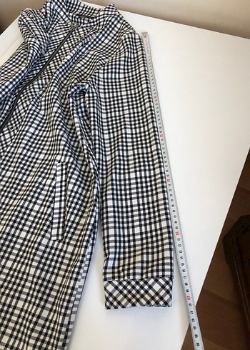 Kareli spor dış giyim şık güzel - Görsel 9