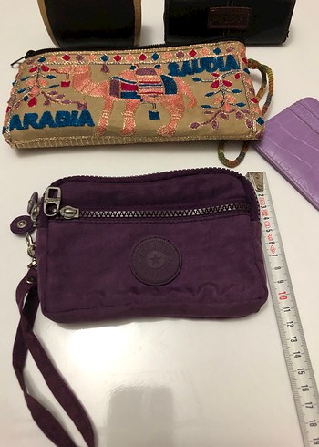 Mor 3 gözlü Fermuarlı Cüzdan - Görsel 3