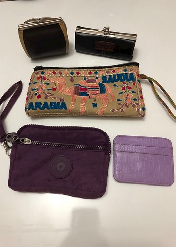 Mor 3 gözlü Fermuarlı Cüzdan - Görsel 6