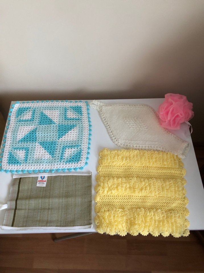 Sarı Renkli Banyo lifi - Görsel 2