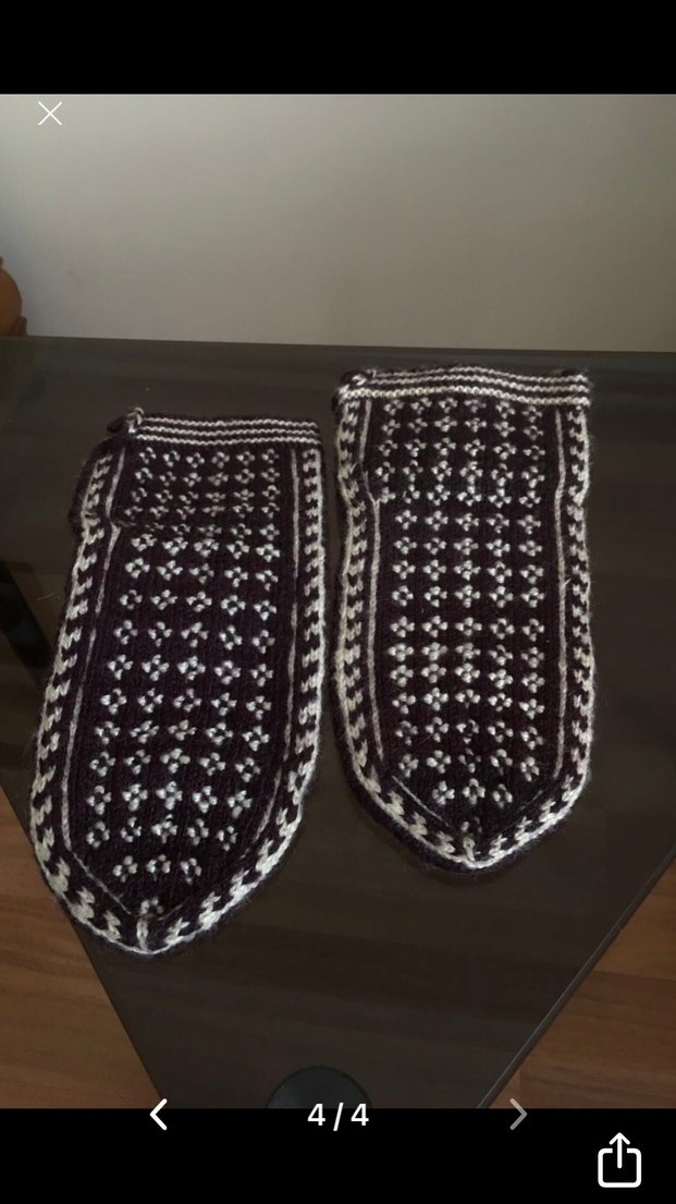 Çeyizlik örgü #çetik #patik #çorap - Görsel 3