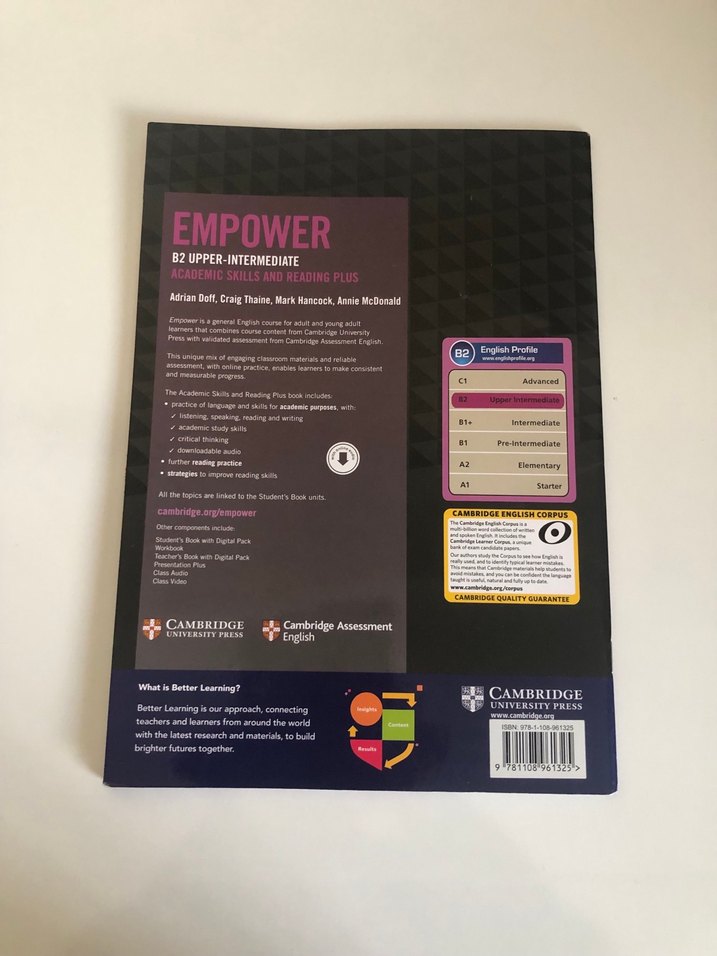 Cambridge Empower B2 Seviye Kitap - Görsel 2