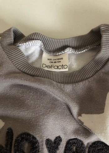 Defacdo 3-4 Yaş Eşofman takımı - Görsel 5