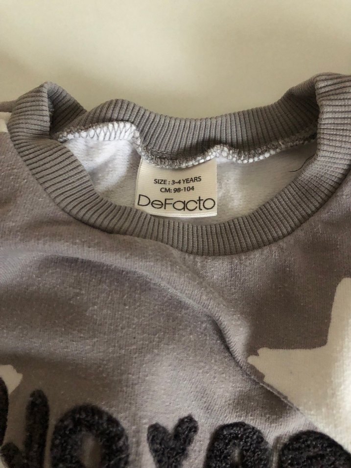 Defacdo 3-4 Yaş Eşofman takımı - Görsel 5