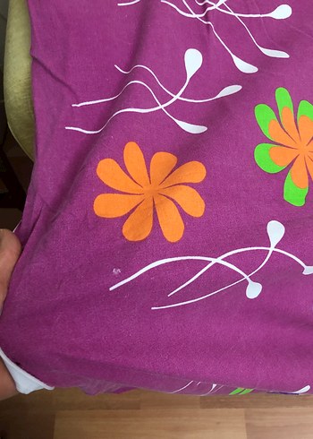 Çiçek Desenli Yorgan Kılıfı Tek Kişilik - Görsel 3