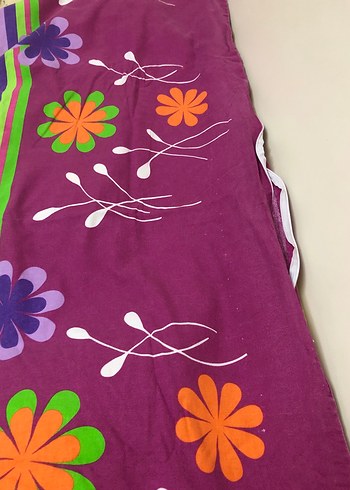 Çiçek Desenli Yorgan Kılıfı Tek Kişilik - Görsel 4