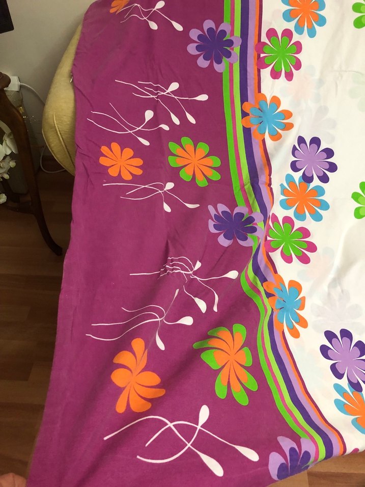 Çiçek Desenli Yorgan Kılıfı Tek Kişilik - Görsel 2