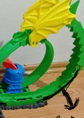Hotwheels ejderha seti parcası - Görsel 3