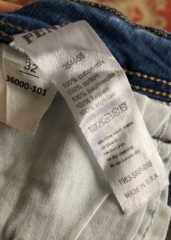 Fendi Orjinal Taşlı Şık jean Pantolon - Görsel 8