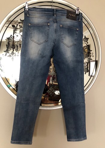 Fendi Orjinal Taşlı Şık jean Pantolon - Görsel 2