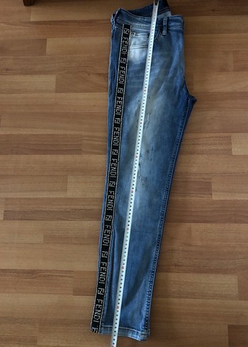 Fendi Orjinal Taşlı Şık jean Pantolon - Görsel 3