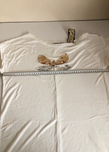 ŞANS LIFE Kısa Kollu Paletli Tişört - Görsel 4