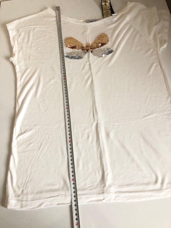 ŞANS LIFE Kısa Kollu Paletli Tişört - Görsel 5