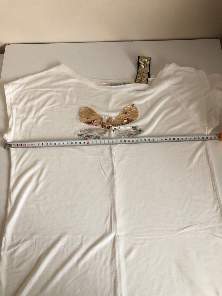 ŞANS LIFE Kısa Kollu Paletli Tişört - Görsel 4