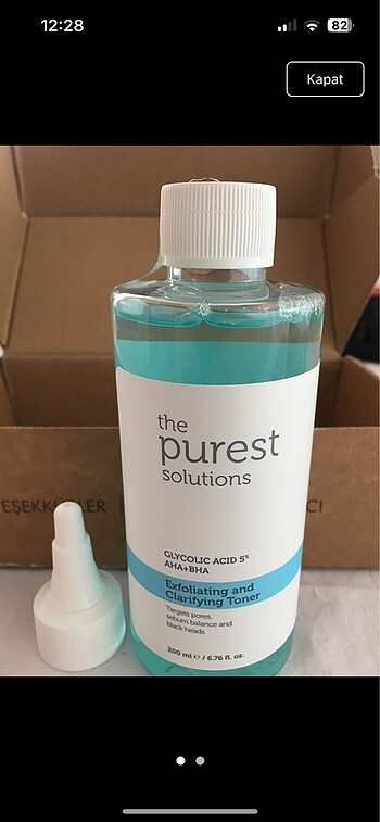 The purest solutions tonik
